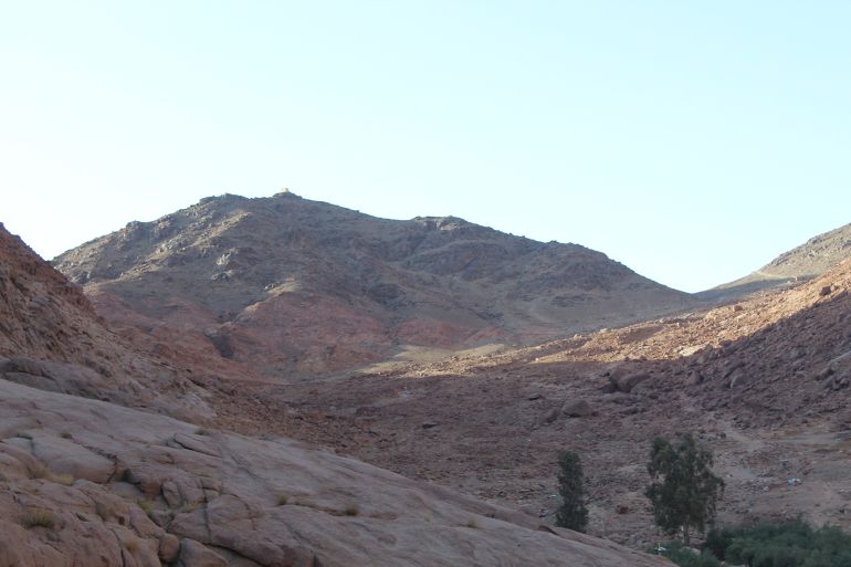 جبل التجلي حيث يعتقد أن الله تجلى