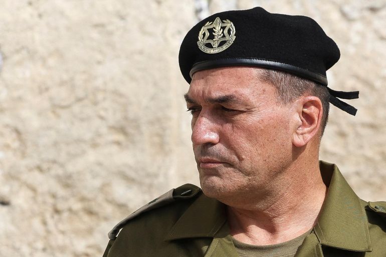 The new Chief of the General Staff, Lieutenant General Eyal Zamir, visits the Western Wall, Judaism's holiest prayer site, in Jerusalem's Old City, March 5, 2025. REUTERS/Ronen Zvulun REFILE - CORRECTING RANK FROM 