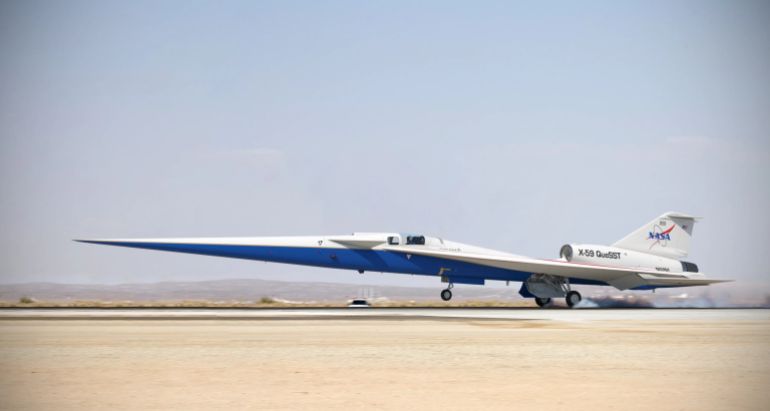 NASA’s X-59 quiet supersonic - المصدر نانسا