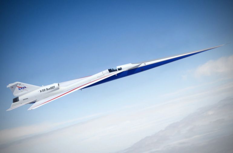 NASA’s X-59 quiet supersonic - المصدر نانسا