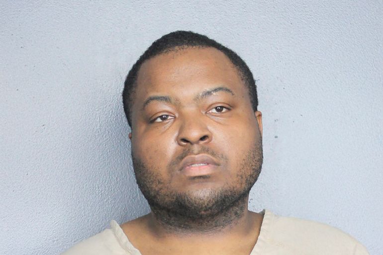 This booking photo provided by the Broward County, Fla., Sheriff's Office shows rapper and singer Sean Kingston, whose real name is Kisean Anderson. Kingston is back in South Florida, where he and his mother are charged with committing more than a million dollars worth of fraud. Jail records show 34-year-old Kingston was booked into the Broward County jail on Sunday, June 2, 2024. (Broward County Sheriff's Office via AP)