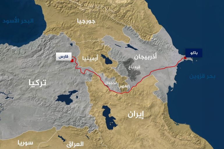 أذربيجان أرمينيا تركيا إيران قره باغ زنغزور نخجوان