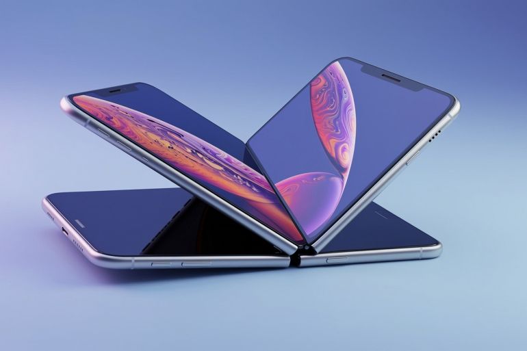 foldable iphone; Shutterstock ID 2590977359; purchase_order: AJA; job: ; client: ; other: ; is_generated: true
