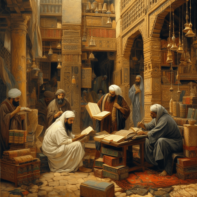 التاريخ الإسلامي- تراث -الوراقون والمكتبات- المصدر ميدجيرني